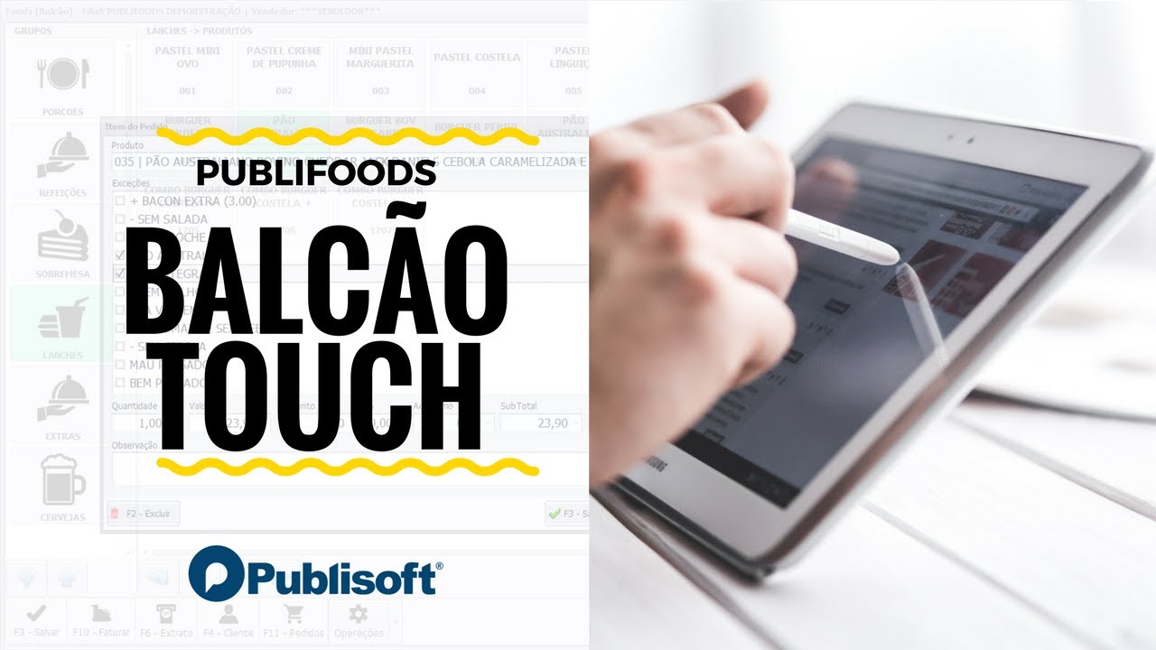 Balcão Touch (Restaurantes, lanchonetes e similares)