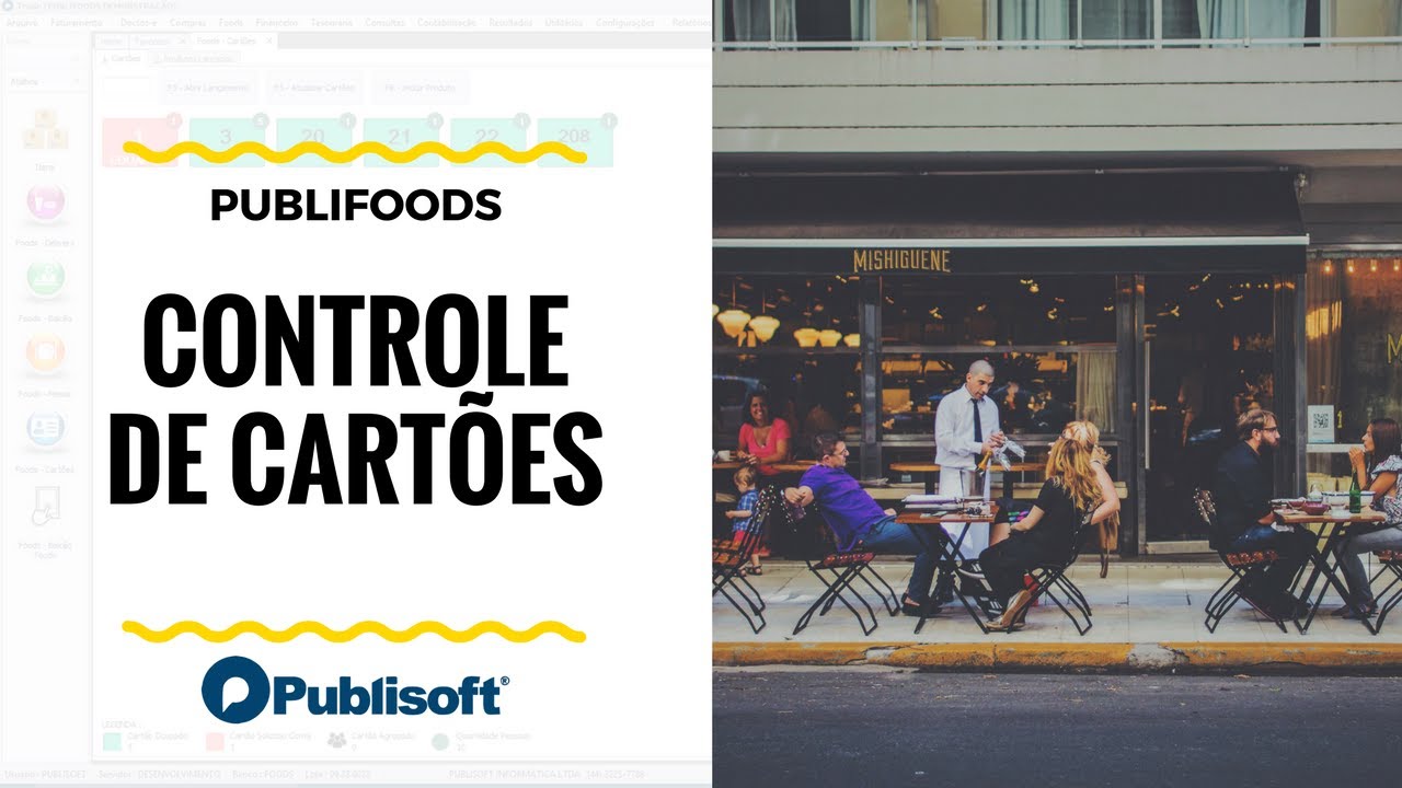 Controle de Cartões Comanda (Restaurantes, lanchonetes e similares)